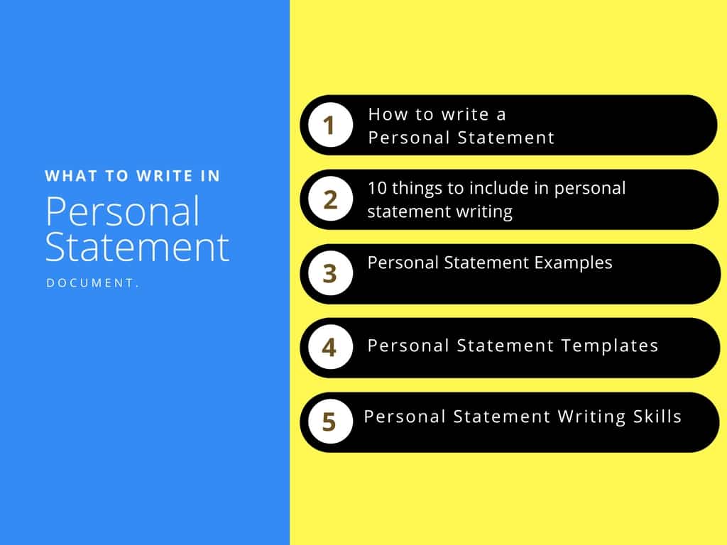 [28 Complete Guide] Write An Impressive Personal Statement