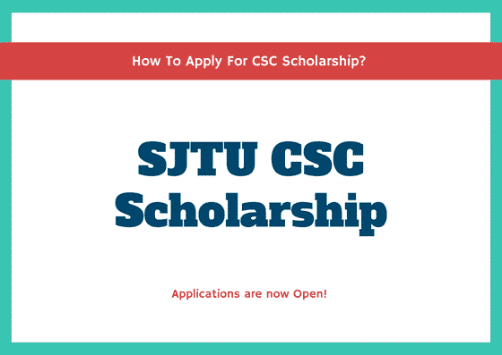 SJTU CSC and Shanghai Government Scholarships China