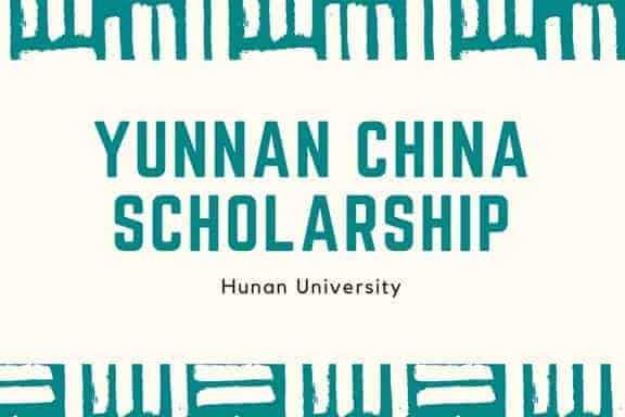 Yunnan Government agricultural Scholarship