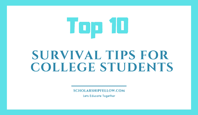 Top Ten survival tips for College Students