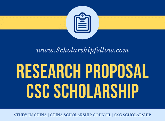 CSC Scholarship Research Proposal