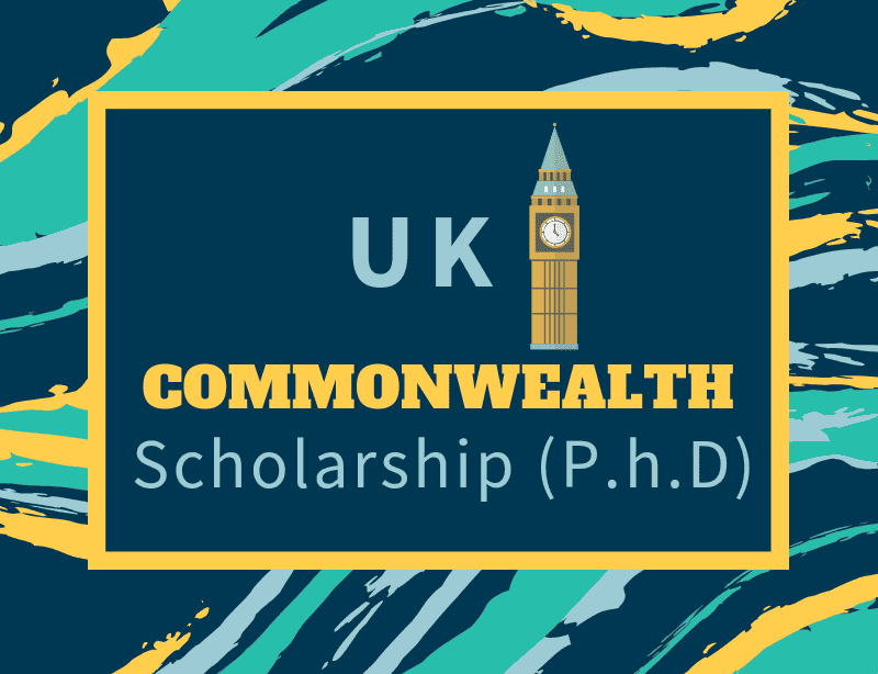 commonwealth phd scholarship 2020/2021