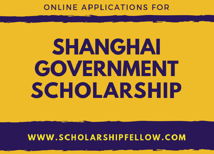 Shanghai Government Scholarships (SGS Scholarships