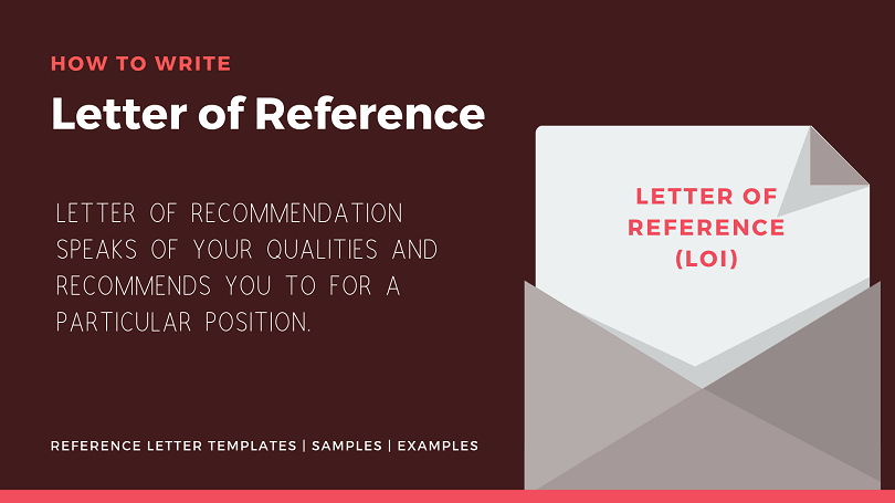 Letter of Reference (LOR) from graduate school - Letter of recommendation